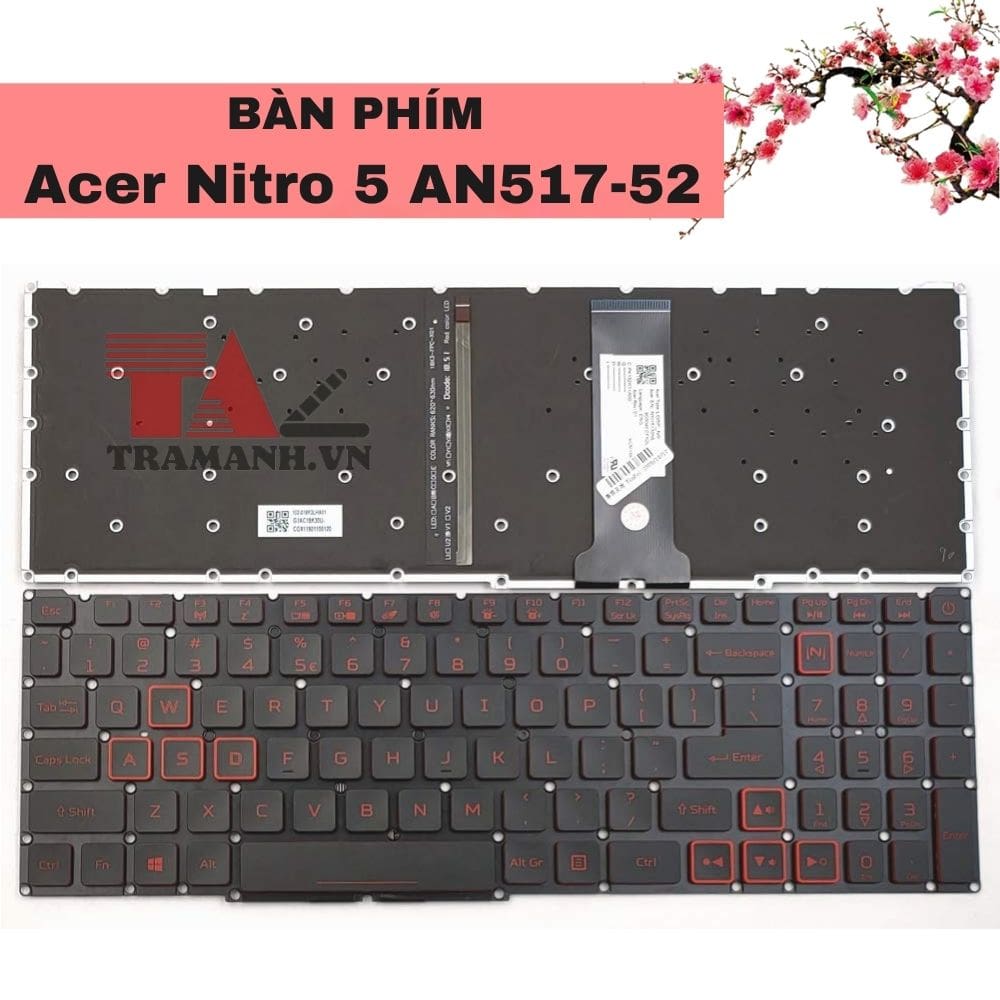 Bàn phím Acer Nitro 5 AN517-52 Bàn phím Acer Nitro 5 AN517-52