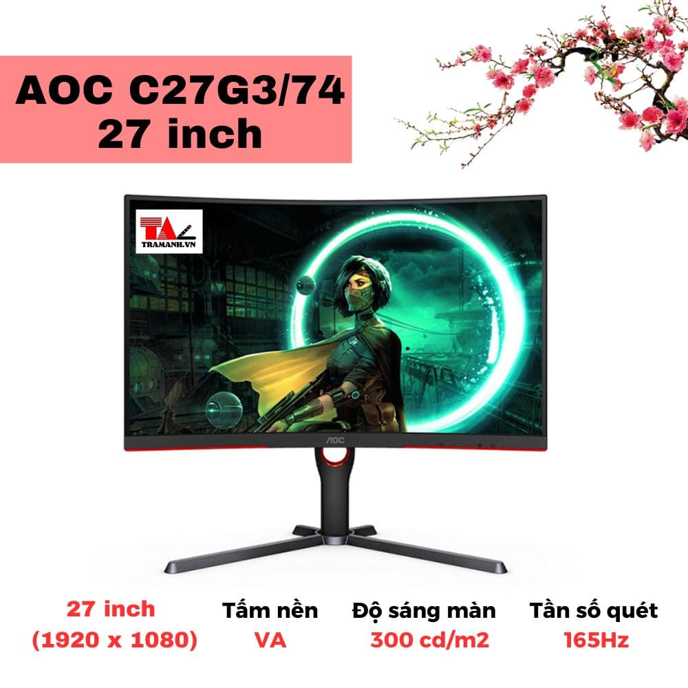 Màn hình AOC C27G3/74 27 inch Màn hình AOC C27G3/74 27 inch